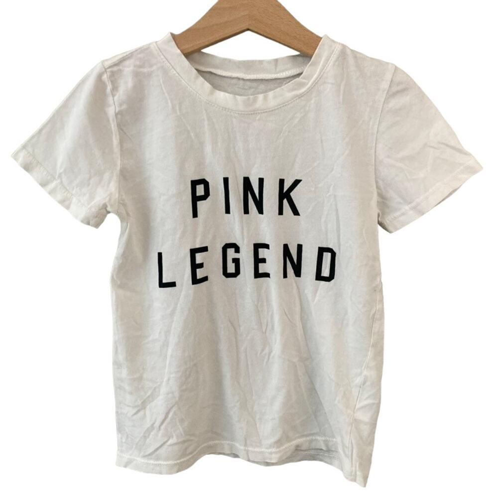 Pink Legend Tee - White Black - 4